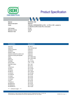 Product Specification