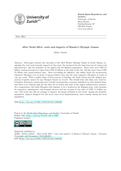 - Zurich Open Repository and Archive