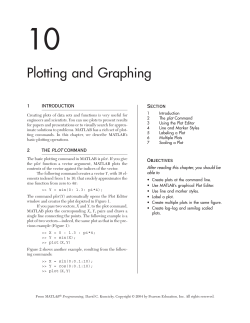 Plotting and Graphing