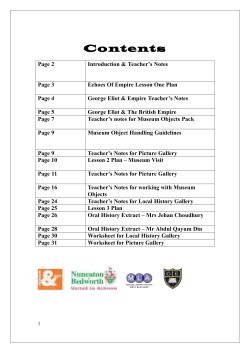 Contents - Nuneaton and Bedworth