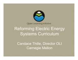 Open Learning Initiative at Carnegie Mellon University
