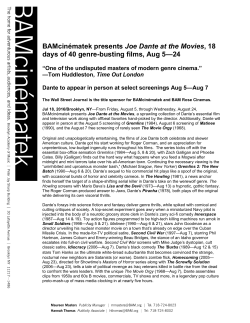 BAMcin&eacute;matek presents Joe Dante at the Movies, 18 days of 40