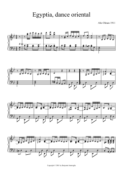 Egyptia, dance oriental