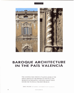baroque architecture in the pa ~ s valencia