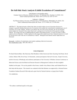 Stubborn Sell-Side Stock Analysts