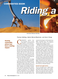 Thomas Helbling et al., Commodities Boom: Riding a Wave, Finance