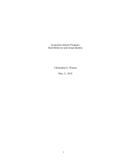 Herd Behavior and Group Identity