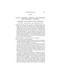 BURSON v. FREEMAN - Justia US Supreme Court Center