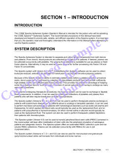 Introduction from the original Spectra manual