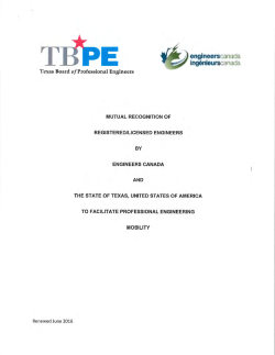 NAFTA Mutual Recognition Document Opens in a new window