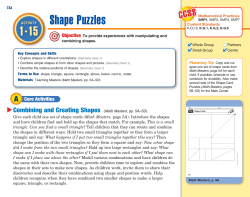Shape Puzzles