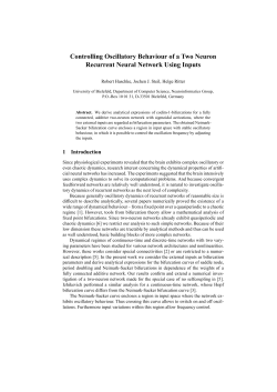 Controlling Oscillatory Behaviour of a Two Neuron Recurrent Neural