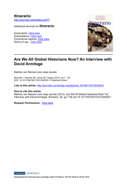 Are We All Global Historians Now?