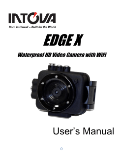 EDGE X User`s Manual