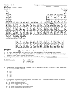 Test 2, Summer 2010, Chapters 5-7