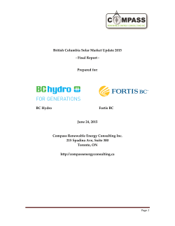 Report - BC Hydro