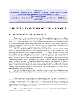 chapter 5: us military options in the gulf