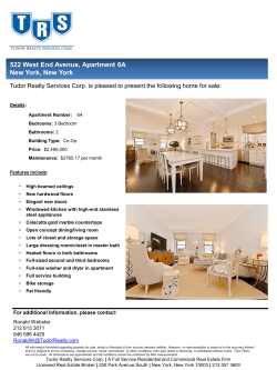 522 West End Avenue, Apartment 6A New York, New