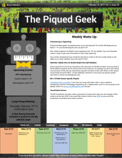 Issue 20 - Bison Robotics
