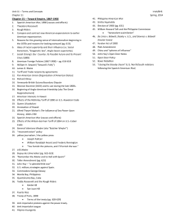 Chapter 21 &ndash; Toward Empire, 1867-1902
