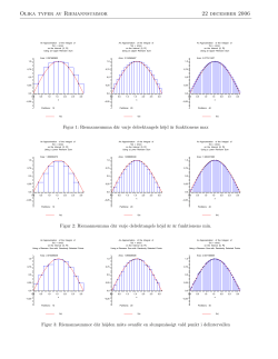 Riemannsummor - envariabelanalys