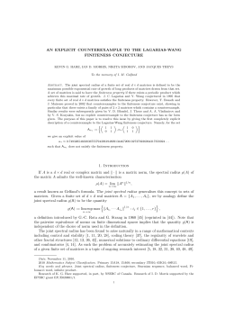 An explicit counterexample to the Lagarias