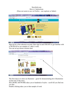 Storybird.com How to Instructions (Does not seem to save in Firefox