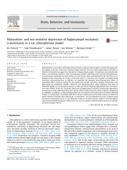 Maturation- and sex-sensitive depression of hippocampal excitatory