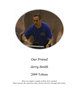 Jerry Smith - Fairbanks Interior Table Tennis