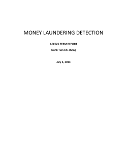 Money Laundering Detection (F. Zheng)