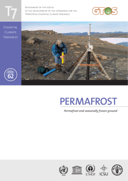 permafrost - Food and Agriculture Organization of the United Nations