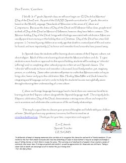 Queridos Padres (Dear Parents),