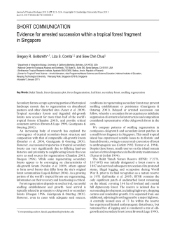 SHORT COMMUNICATION Evidence for arrested