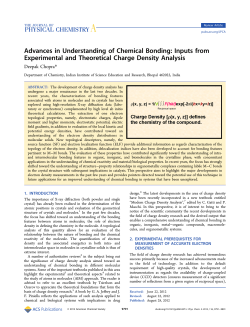 Advances in Understanding of Chemical Bonding