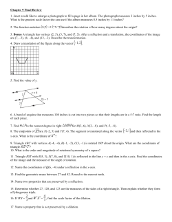Chapter 9 Final Review