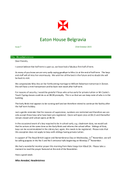 (Issue 7) of Autumn Term 2015