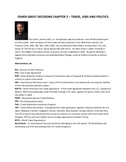 osher great decisions chapter 2 &ndash; trade, jobs and politics
