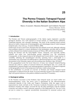 The Permo-Triassic Tetrapod Faunal Di