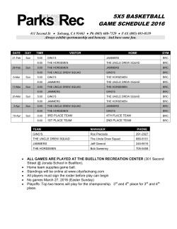 flag football - City of Solvang