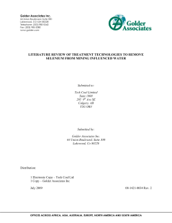 literature review of treatment technologies