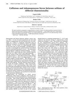 Collisions and inhomogeneous forces between solitons of