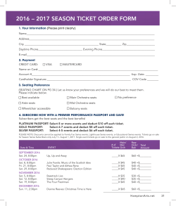 Subscription Order Form