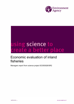 Economic evaluation of inland fisheries