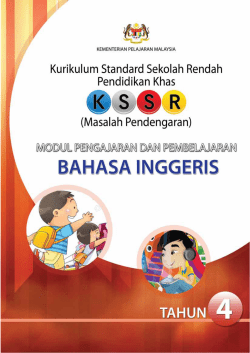 modul pengajaran dan pembelajaran bahasa inggeris
