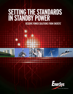 setting the standards in standby power