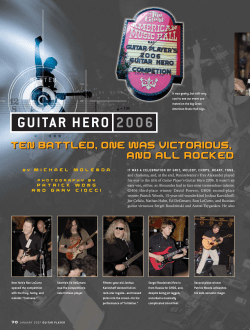 TEN BATTLED, ONE WAS VICTORIOUS, AND ALL