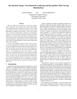 The Quotient Image - People.csail.mit.edu