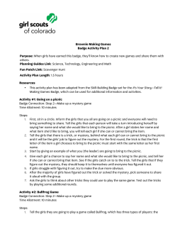 Making Games 2 - Girl Scouts of Colorado