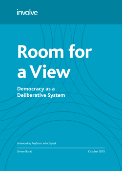 Democracy as a Deliberative System