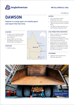 dawson - Anglo American Australia